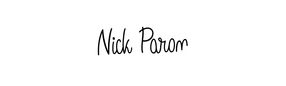 Once you've used our free online signature maker to create your best signature Angelique-Rose-font-FFP style, it's time to enjoy all of the benefits that Nick Paron name signing documents. Nick Paron signature style 5 images and pictures png