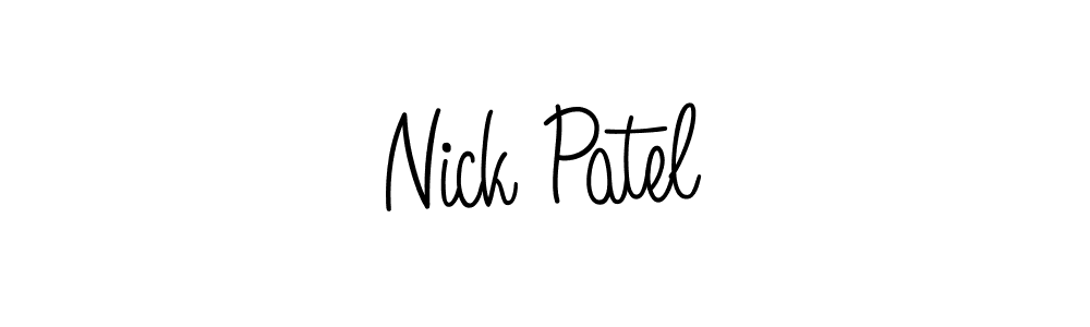 How to make Nick Patel signature? Angelique-Rose-font-FFP is a professional autograph style. Create handwritten signature for Nick Patel name. Nick Patel signature style 5 images and pictures png