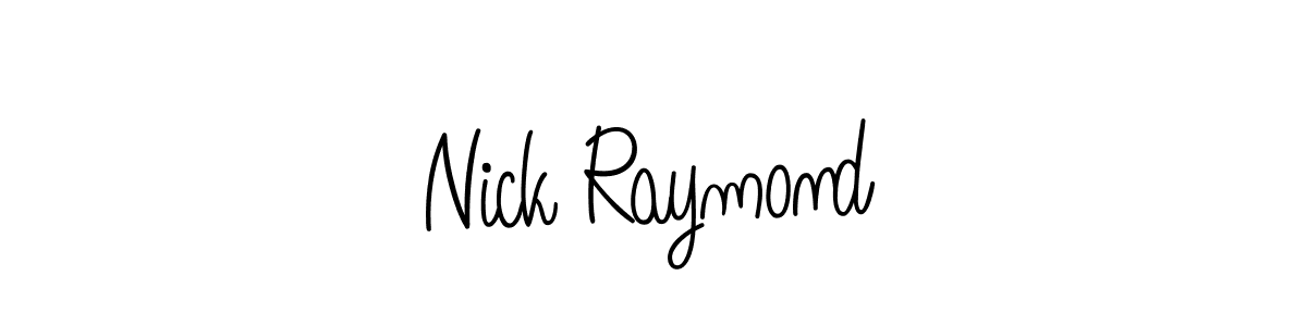 Design your own signature with our free online signature maker. With this signature software, you can create a handwritten (Angelique-Rose-font-FFP) signature for name Nick Raymond. Nick Raymond signature style 5 images and pictures png