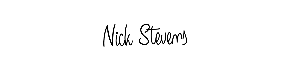 This is the best signature style for the Nick Stevens name. Also you like these signature font (Angelique-Rose-font-FFP). Mix name signature. Nick Stevens signature style 5 images and pictures png