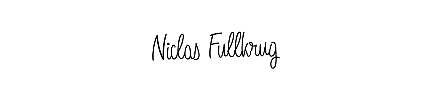 Also we have Niclas Fullkrug name is the best signature style. Create professional handwritten signature collection using Angelique-Rose-font-FFP autograph style. Niclas Fullkrug signature style 5 images and pictures png