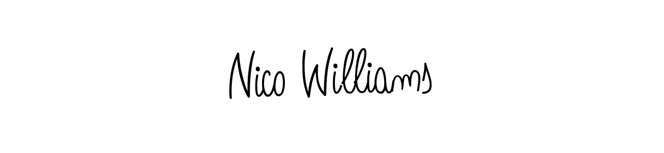 Make a short Nico Williams signature style. Manage your documents anywhere anytime using Angelique-Rose-font-FFP. Create and add eSignatures, submit forms, share and send files easily. Nico Williams signature style 5 images and pictures png