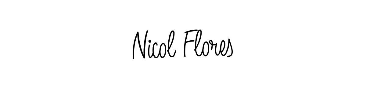It looks lik you need a new signature style for name Nicol Flores. Design unique handwritten (Angelique-Rose-font-FFP) signature with our free signature maker in just a few clicks. Nicol Flores signature style 5 images and pictures png
