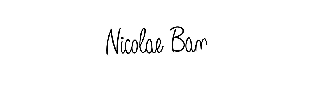 How to Draw Nicolae Ban signature style? Angelique-Rose-font-FFP is a latest design signature styles for name Nicolae Ban. Nicolae Ban signature style 5 images and pictures png