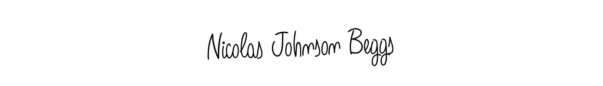 This is the best signature style for the Nicolas Johnson Beggs name. Also you like these signature font (Angelique-Rose-font-FFP). Mix name signature. Nicolas Johnson Beggs signature style 5 images and pictures png