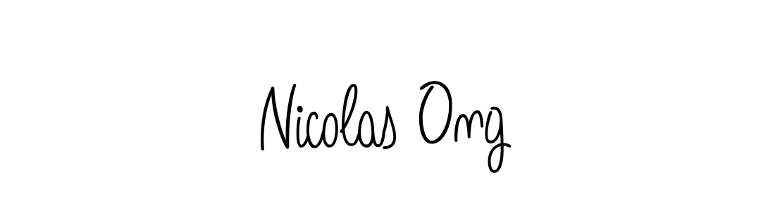 Make a beautiful signature design for name Nicolas Ong. Use this online signature maker to create a handwritten signature for free. Nicolas Ong signature style 5 images and pictures png