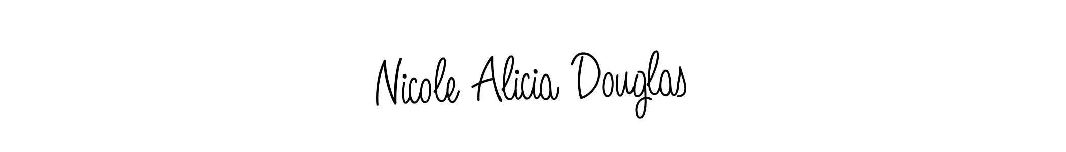How to make Nicole Alicia Douglas signature? Angelique-Rose-font-FFP is a professional autograph style. Create handwritten signature for Nicole Alicia Douglas name. Nicole Alicia Douglas signature style 5 images and pictures png