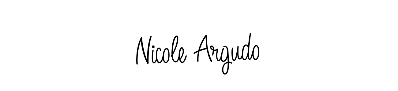 How to make Nicole Argudo signature? Angelique-Rose-font-FFP is a professional autograph style. Create handwritten signature for Nicole Argudo name. Nicole Argudo signature style 5 images and pictures png