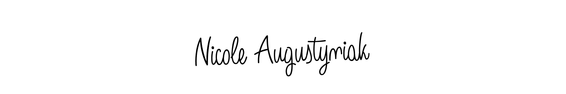 Also we have Nicole Augustyniak name is the best signature style. Create professional handwritten signature collection using Angelique-Rose-font-FFP autograph style. Nicole Augustyniak signature style 5 images and pictures png