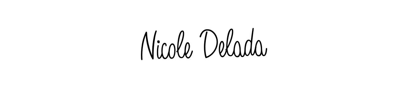 Angelique-Rose-font-FFP is a professional signature style that is perfect for those who want to add a touch of class to their signature. It is also a great choice for those who want to make their signature more unique. Get Nicole Delada name to fancy signature for free. Nicole Delada signature style 5 images and pictures png