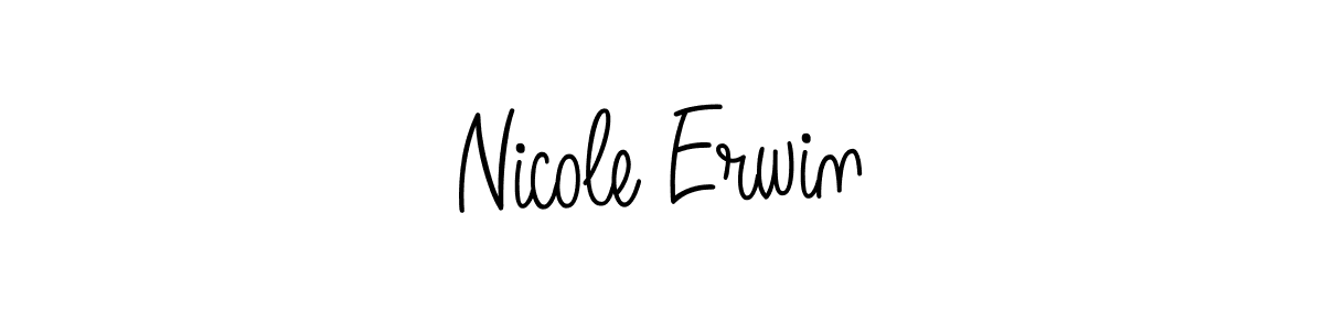 How to Draw Nicole Erwin signature style? Angelique-Rose-font-FFP is a latest design signature styles for name Nicole Erwin. Nicole Erwin signature style 5 images and pictures png