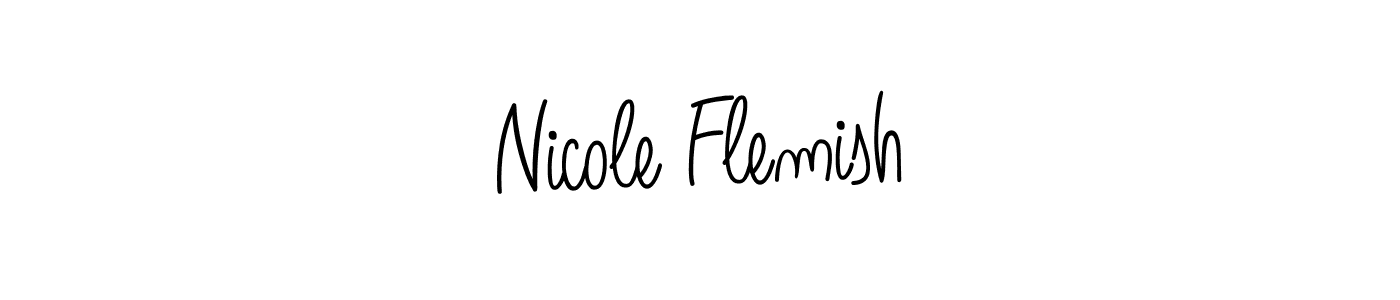 Make a beautiful signature design for name Nicole Flemish. Use this online signature maker to create a handwritten signature for free. Nicole Flemish signature style 5 images and pictures png