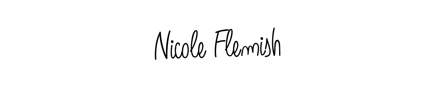 Make a beautiful signature design for name Nicole Flemish. Use this online signature maker to create a handwritten signature for free. Nicole Flemish signature style 5 images and pictures png