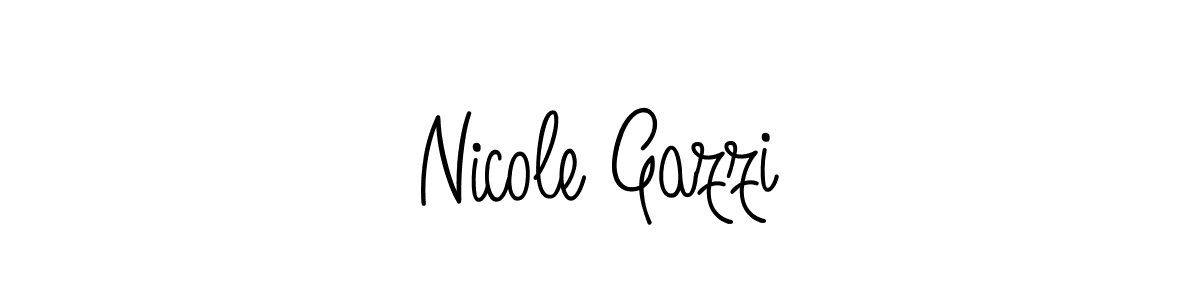 Best and Professional Signature Style for Nicole Gazzi. Angelique-Rose-font-FFP Best Signature Style Collection. Nicole Gazzi signature style 5 images and pictures png