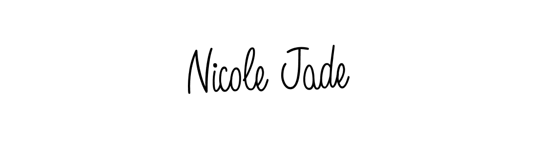 It looks lik you need a new signature style for name Nicole Jade. Design unique handwritten (Angelique-Rose-font-FFP) signature with our free signature maker in just a few clicks. Nicole Jade signature style 5 images and pictures png