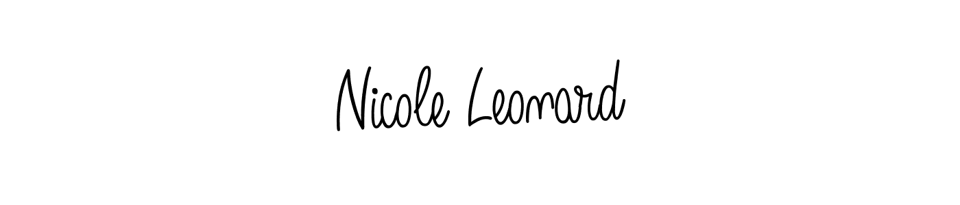 You can use this online signature creator to create a handwritten signature for the name Nicole Leonard. This is the best online autograph maker. Nicole Leonard signature style 5 images and pictures png