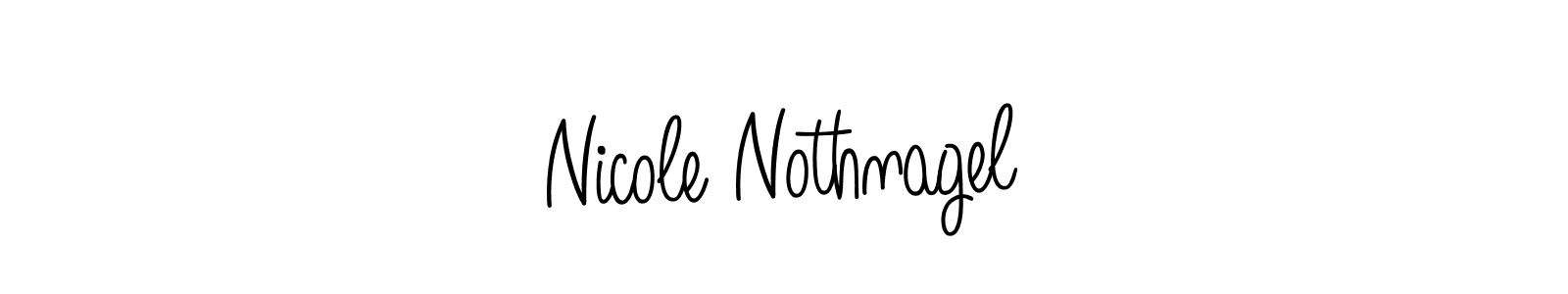 Use a signature maker to create a handwritten signature online. With this signature software, you can design (Angelique-Rose-font-FFP) your own signature for name Nicole Nothnagel. Nicole Nothnagel signature style 5 images and pictures png