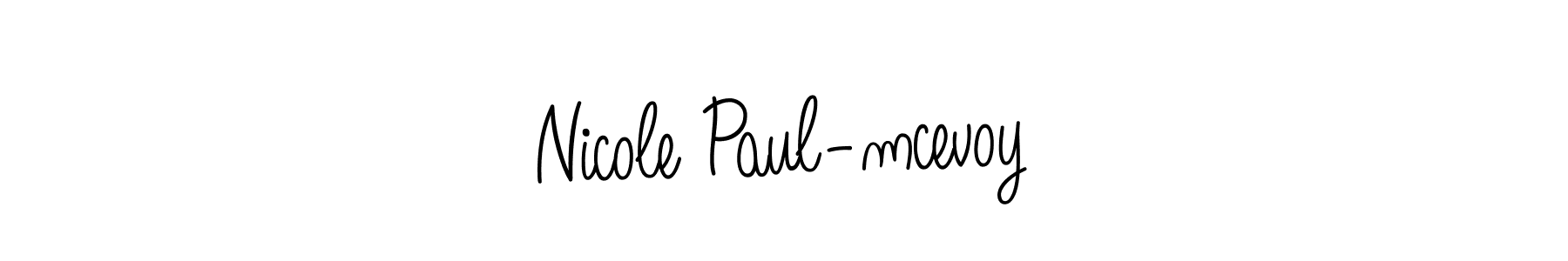 It looks lik you need a new signature style for name Nicole Paul-mcevoy. Design unique handwritten (Angelique-Rose-font-FFP) signature with our free signature maker in just a few clicks. Nicole Paul-mcevoy signature style 5 images and pictures png
