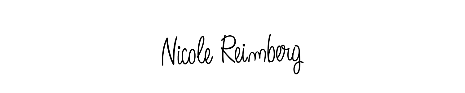 Similarly Angelique-Rose-font-FFP is the best handwritten signature design. Signature creator online .You can use it as an online autograph creator for name Nicole Reimberg. Nicole Reimberg signature style 5 images and pictures png