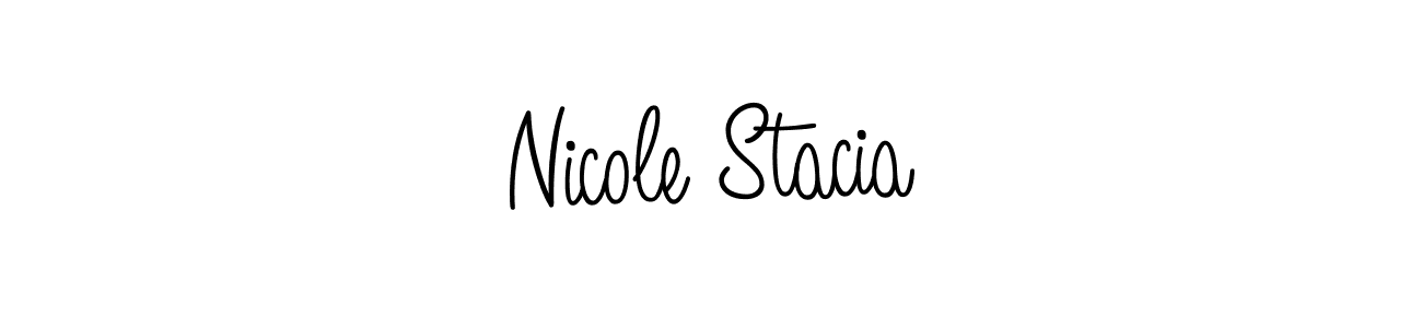 Also You can easily find your signature by using the search form. We will create Nicole Stacia name handwritten signature images for you free of cost using Angelique-Rose-font-FFP sign style. Nicole Stacia signature style 5 images and pictures png