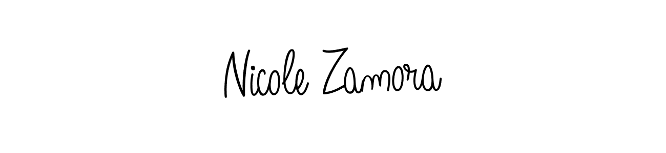 Also we have Nicole Zamora name is the best signature style. Create professional handwritten signature collection using Angelique-Rose-font-FFP autograph style. Nicole Zamora signature style 5 images and pictures png