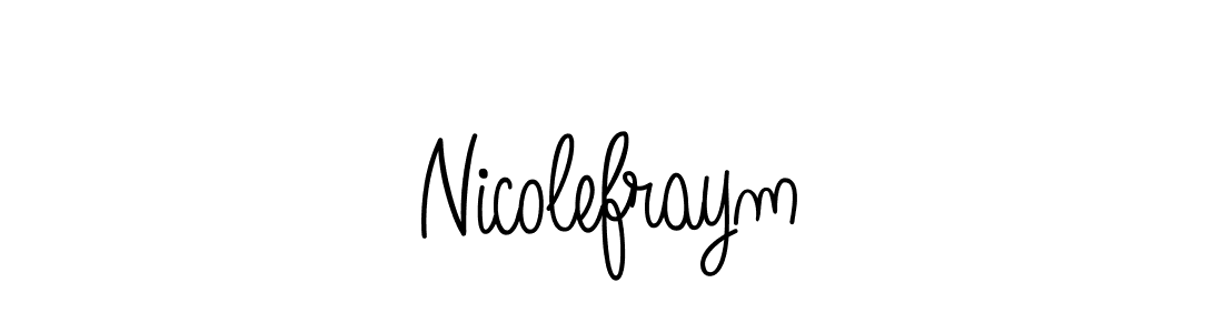 See photos of Nicolefraym official signature by Spectra . Check more albums & portfolios. Read reviews & check more about Angelique-Rose-font-FFP font. Nicolefraym signature style 5 images and pictures png