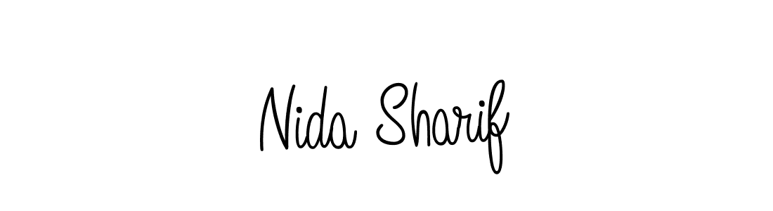 Angelique-Rose-font-FFP is a professional signature style that is perfect for those who want to add a touch of class to their signature. It is also a great choice for those who want to make their signature more unique. Get Nida Sharif name to fancy signature for free. Nida Sharif signature style 5 images and pictures png