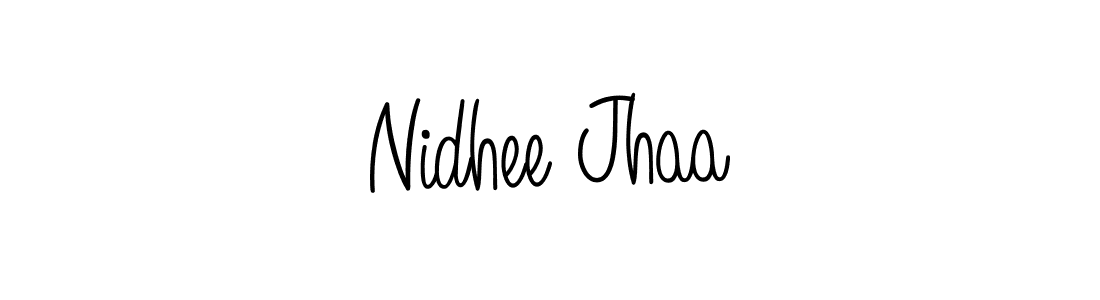 You can use this online signature creator to create a handwritten signature for the name Nidhee Jhaa. This is the best online autograph maker. Nidhee Jhaa signature style 5 images and pictures png