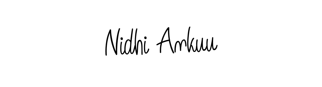 Angelique-Rose-font-FFP is a professional signature style that is perfect for those who want to add a touch of class to their signature. It is also a great choice for those who want to make their signature more unique. Get Nidhi Ankuu name to fancy signature for free. Nidhi Ankuu signature style 5 images and pictures png