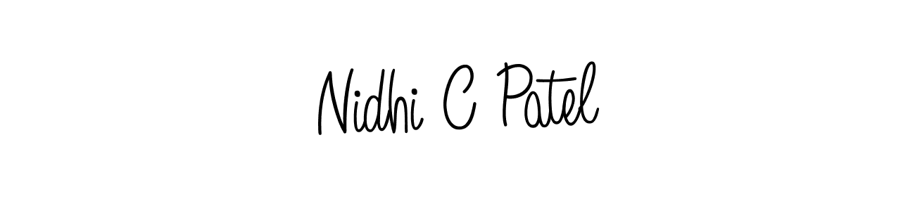 Once you've used our free online signature maker to create your best signature Angelique-Rose-font-FFP style, it's time to enjoy all of the benefits that Nidhi C Patel name signing documents. Nidhi C Patel signature style 5 images and pictures png