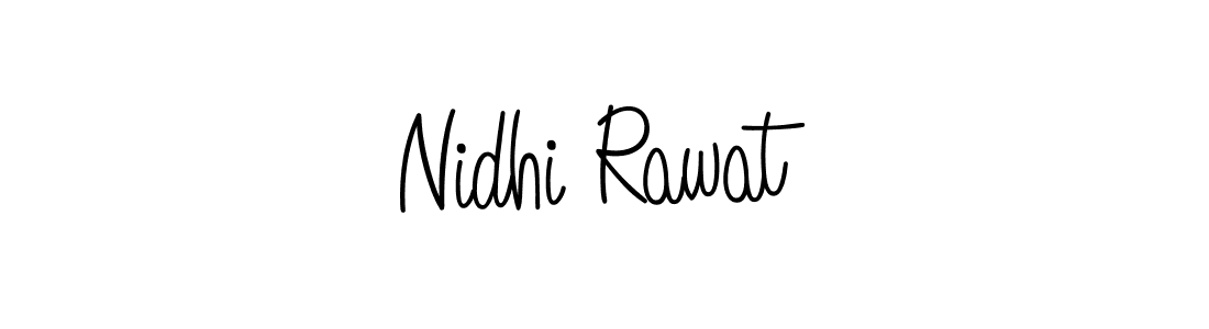 How to make Nidhi Rawat signature? Angelique-Rose-font-FFP is a professional autograph style. Create handwritten signature for Nidhi Rawat name. Nidhi Rawat signature style 5 images and pictures png