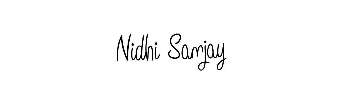 Similarly Angelique-Rose-font-FFP is the best handwritten signature design. Signature creator online .You can use it as an online autograph creator for name Nidhi Sanjay. Nidhi Sanjay signature style 5 images and pictures png