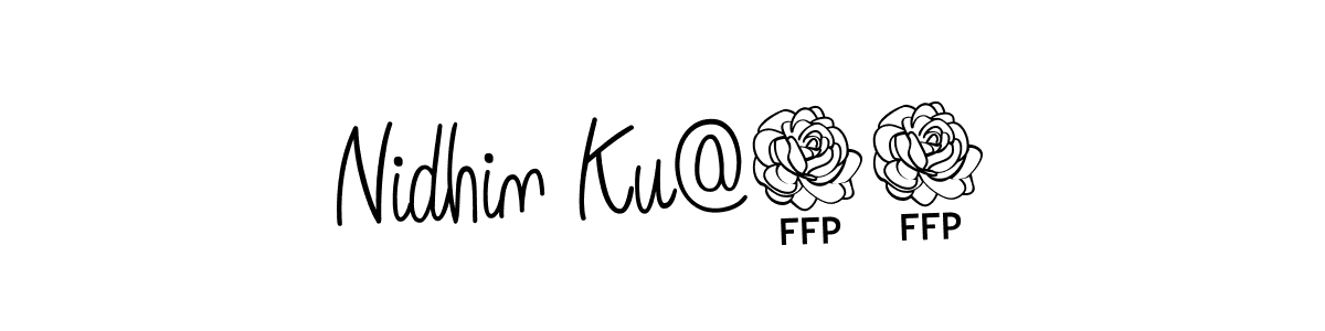 You can use this online signature creator to create a handwritten signature for the name Nidhin Ku@10. This is the best online autograph maker. Nidhin Ku@10 signature style 5 images and pictures png