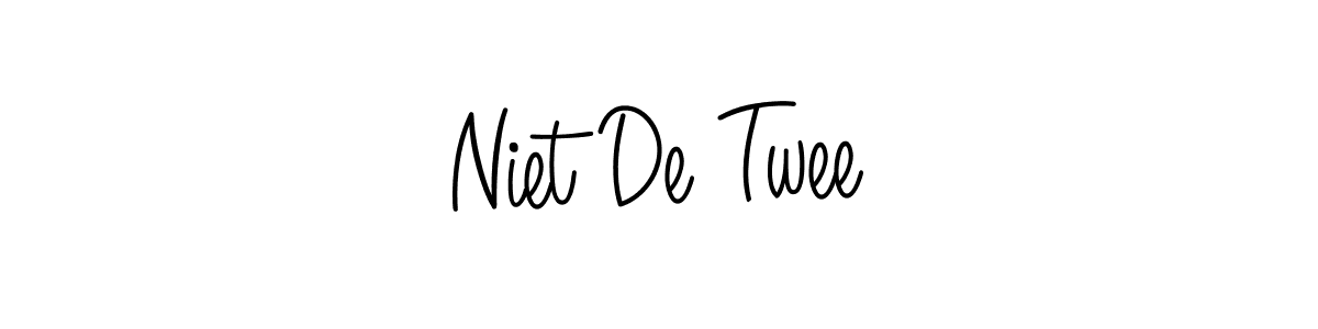 Angelique-Rose-font-FFP is a professional signature style that is perfect for those who want to add a touch of class to their signature. It is also a great choice for those who want to make their signature more unique. Get Niet De Twee name to fancy signature for free. Niet De Twee signature style 5 images and pictures png