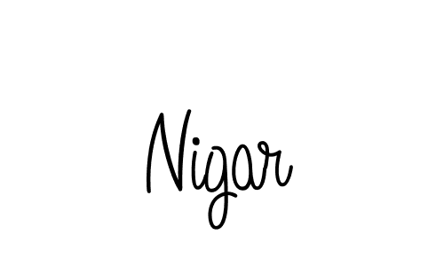 The best way (Angelique-Rose-font-FFP) to make a short signature is to pick only two or three words in your name. The name Nigar include a total of six letters. For converting this name. Nigar signature style 5 images and pictures png