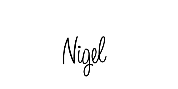 Design your own signature with our free online signature maker. With this signature software, you can create a handwritten (Angelique-Rose-font-FFP) signature for name Nigel . Nigel  signature style 5 images and pictures png