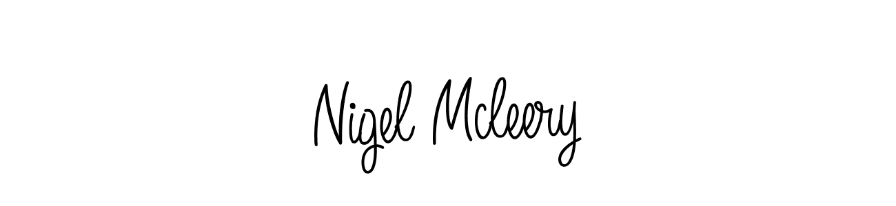 How to make Nigel Mcleery signature? Angelique-Rose-font-FFP is a professional autograph style. Create handwritten signature for Nigel Mcleery name. Nigel Mcleery signature style 5 images and pictures png