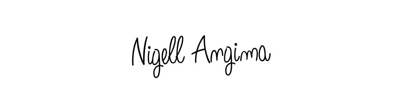 Create a beautiful signature design for name Nigell Angima. With this signature (Angelique-Rose-font-FFP) fonts, you can make a handwritten signature for free. Nigell Angima signature style 5 images and pictures png