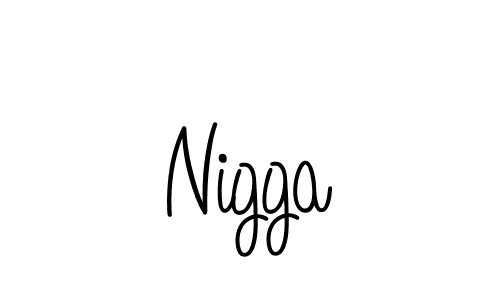 How to Draw Nigga signature style? Angelique-Rose-font-FFP is a latest design signature styles for name Nigga. Nigga signature style 5 images and pictures png