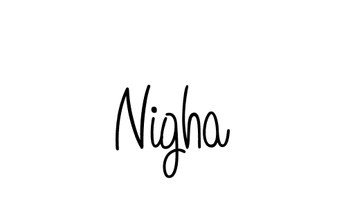 Best and Professional Signature Style for Nigha. Angelique-Rose-font-FFP Best Signature Style Collection. Nigha signature style 5 images and pictures png