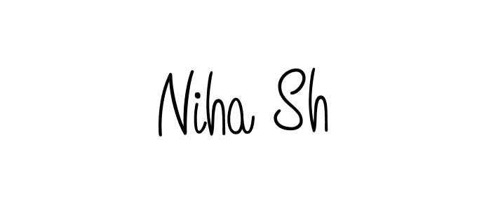 This is the best signature style for the Niha Sh name. Also you like these signature font (Angelique-Rose-font-FFP). Mix name signature. Niha Sh signature style 5 images and pictures png