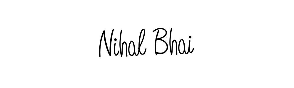 How to Draw Nihal Bhai signature style? Angelique-Rose-font-FFP is a latest design signature styles for name Nihal Bhai. Nihal Bhai signature style 5 images and pictures png