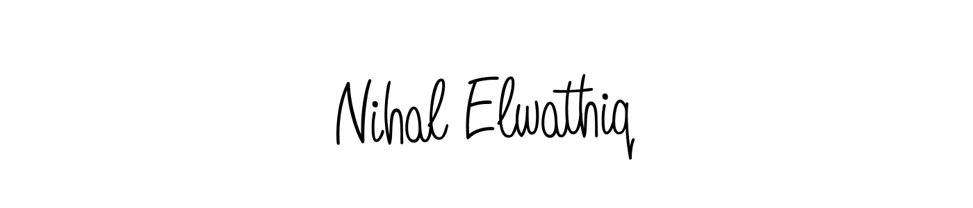 Create a beautiful signature design for name Nihal Elwathiq. With this signature (Angelique-Rose-font-FFP) fonts, you can make a handwritten signature for free. Nihal Elwathiq signature style 5 images and pictures png