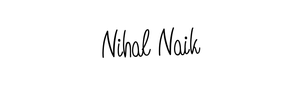 Nihal Naik stylish signature style. Best Handwritten Sign (Angelique-Rose-font-FFP) for my name. Handwritten Signature Collection Ideas for my name Nihal Naik. Nihal Naik signature style 5 images and pictures png