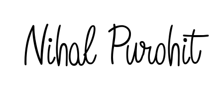 A dynamic signature style for Nihal Purohit using Angelique-Rose-font-FFP script. Designed to look authentic, handwritten, and professional. Nihal Purohit signature style 5 images and pictures png