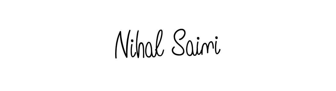 Make a beautiful signature design for name Nihal Saini. Use this online signature maker to create a handwritten signature for free. Nihal Saini signature style 5 images and pictures png