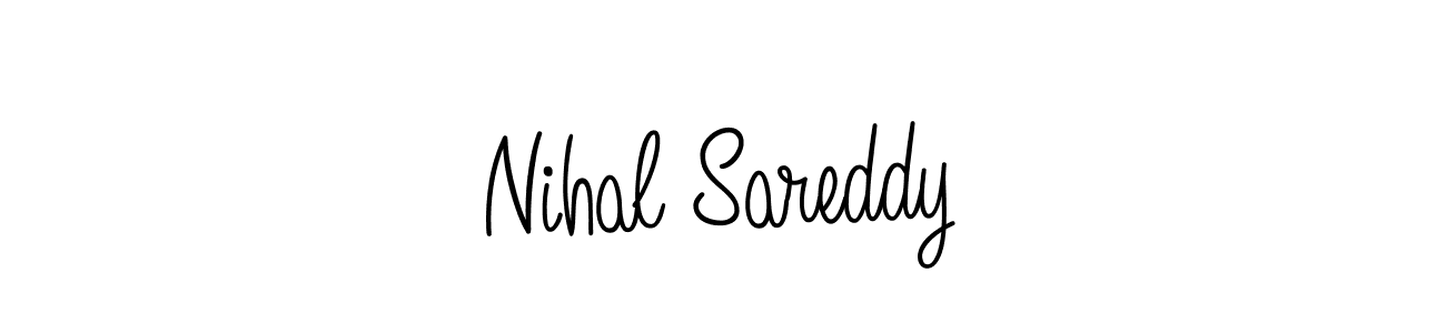 How to Draw Nihal Sareddy signature style? Angelique-Rose-font-FFP is a latest design signature styles for name Nihal Sareddy. Nihal Sareddy signature style 5 images and pictures png