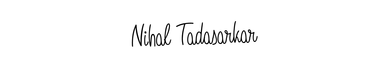 Design your own signature with our free online signature maker. With this signature software, you can create a handwritten (Angelique-Rose-font-FFP) signature for name Nihal Tadasarkar. Nihal Tadasarkar signature style 5 images and pictures png