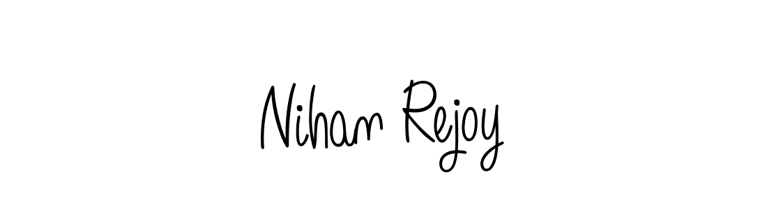 Once you've used our free online signature maker to create your best signature Angelique-Rose-font-FFP style, it's time to enjoy all of the benefits that Nihan Rejoy name signing documents. Nihan Rejoy signature style 5 images and pictures png