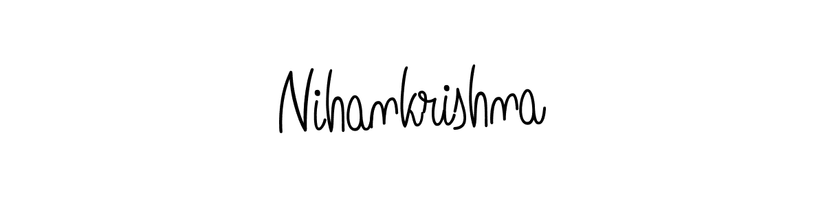 It looks lik you need a new signature style for name Nihankrishna. Design unique handwritten (Angelique-Rose-font-FFP) signature with our free signature maker in just a few clicks. Nihankrishna signature style 5 images and pictures png